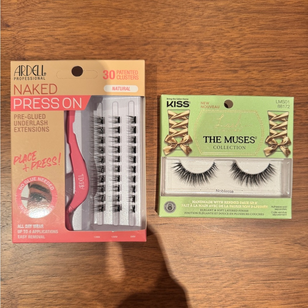 BNIB Ardell and Kiss False Lashes